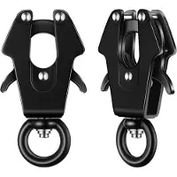 Kepptory Lot de 2 Mousquetons de Laisse pour Chien avec Fermoir Pivotant à 360 et Ouverture Rapide - Boucle de Laisse en Forme de Grenouille