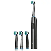 Semoic Brosse à Dents Électrique Avancée à 5 Vitesses avec Tête de Brosse à Poils Souples Rotative à 360, Rechargeable par USB