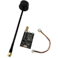 Torribaly Récepteur de Transmission D'Images Sans Fil 3.3G 64 Canaux VRX FPV, Plage de Fréquences Prise en Charge: 3 060-3 500 MHz/Recherche Automatique des