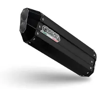 Gpr Exclusive Hyper Sonic Black Titanium Bmw R 1200 Gs 17-18 Homologated Slip On Muffler Argenté Homologated
