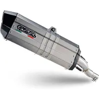 Gpr Exclusive Hyper Sonic Titanium Bmw R 1250 Gs 19-20 Homologated Slip On Muffler Argenté Homologated