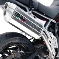 Gpr Exclusive Hyper Sonic Inox Bmw K 1200 Gt 06-08 Homologated Slip On Muffler Argenté Homologated