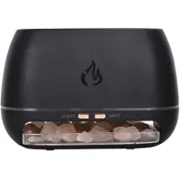 Melitt Diffuseur de Parfum Rock Lampe Rock Humidificateur D'Air USB Diffuseur de Flamme 3D Diffuseur D'Huiles Essentielles Aromathérapie Désodorisant D'Air