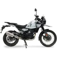 Gpr Exclusive Dune Triovale Titanio Royal Enfield Guerrilla 450 24-25 Homologated Slip On Muffler Argenté Homologated