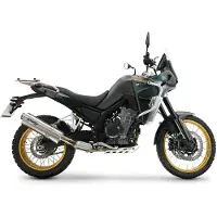 Gpr Exclusive Dune Triovale Titanio Honda Crf 1100 L Africa Twin 20-23 Homologated Slip On Muffler Argenté Homologated