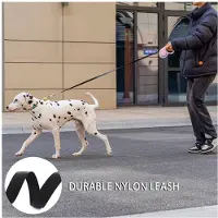 Semoic Laisse Rétractable à 360 pour Chien avec Verrou, Idéale pour les Promenades avec Chats et Chiens de Petite et Moyenne Taille A