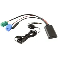 Torribaly Récepteur de Musique 5.0 pour Voiture, Microphone Filaire Auxiliaire, Téléphone Mains Libres, Adaptateur D'Appel Gratuit pour Lecteur CD