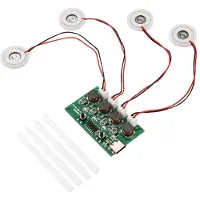 Tlily DC5V Type-C Humidificateur Kits de Bricolage Brumisateur et Pilote Carte de Circuit Imprimé 4 Brumisateur Film D'Atomisation Feuille D'Atomiseur