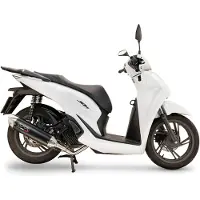 Gpr Exclusive Furore-x Scooter Honda Sh 125 24-26 Homologated Full Line System Argenté Homologated