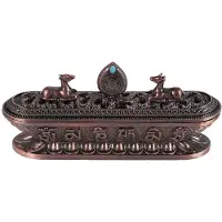 Torribaly Tibet BrûLeur D'Encens Antique à la Main Porte-Bâton D'Encens Zen Salon de Thé Maison Bureau DéCoration Artisanat Ornements 3