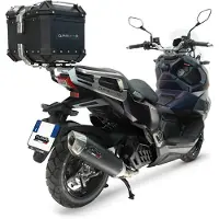 Gpr Exclusive Furore-x Scooter Sym Adx 125 24-26 Homologated Full Line System Argenté Homologated