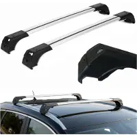 5K Parts Porte-bagages de toit avec barres intégrées pour RENAULT KADJAR, à partir de 2015 - couleur argent