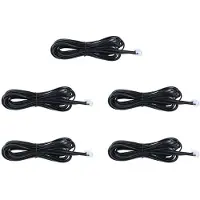 Typecat 5X 6P6C RJ11 Extension Telephonique Fax Cable Modem 5M Longueur Noir