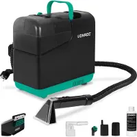 Vonroc Nettoyeur de taches avec fonction vapeur - Nettoyeur de tapis - Nettoyeur à vapeur - 1 350 W - puissance d'aspiration de 16 kPa - accessoires et produit nettoyant inclus