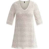 Dim Ad0deps.0hy 3/4 Sleeve Dress Blanc L Femme