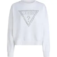 GUESS Sweat-shirt argent / blanc
