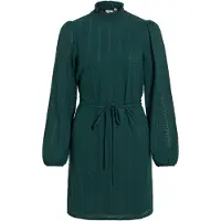 Vila Lyri Long Sleeve Short Dress Vert S Femme