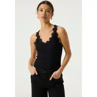 Garcia Z0068 Sleeveless T-shirt Noir 2XL Femme