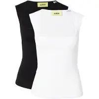 JJXX Haut 'JXISABELLA GIGI' noir / blanc