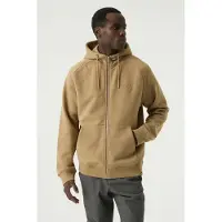Garcia U261060 Full Zip Sweatshirt Marron L Homme