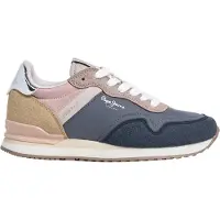 Pepe Jeans Baskets basses enfant HAILON BASIC G filles - Bleu - 32