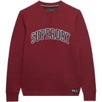 Superdry Homme Sweat Athletic Applique Coupe Décontractée Red Taille: S
