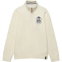 Superdry Sweat-shirt 'Varsity' crème / bleu marine