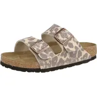 Birkenstock Mule 'Arizona' beige / lilas