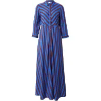 Y.A.S Robe-chemise 'YASSAVANNA' bleu roi / chocolat