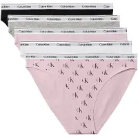 Calvin Klein Underwear Slip gris chiné / rose / noir / blanc