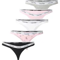 Calvin Klein Underwear String gris clair / rose / noir / blanc