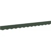 Syfax Jupe de remplacement pour stores, couleur vert foncé, 236 x 20 cm, en polyester