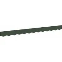 vidaXL , jupe de protection pour marquise, vert foncé, 381 x 20 cm, polyester
