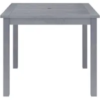 Syfax Table à dîner de jardin 88x88x74 cm Bois d'acacia massif