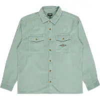 Billabong - Chemise manches longues en velours côtelé - Bong Days Corduroy Shirt Blue Surf en Coton - Taille S - Bleu