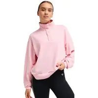 Roxy Rise&vibe Sweet Full Zip Sweatshirt Rose XL Femme