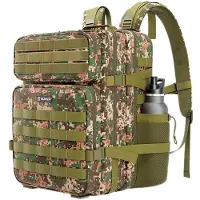 Numada Sac à Dos Tactique B500 Robuste, 50l, Camouflage Militaire -