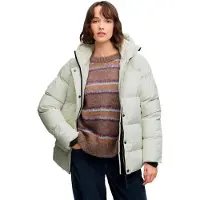 Superdry Hooded 5 Baffle Sports Puffer Jacket Beige 2XL Femme