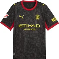 Puma Girona Fc 26/27 Replica Away Junior Short Sleeve T-shirt Noir 11-12 Years Enfants