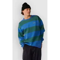 Rip Curl Disorder Stripe Sweatshirt Vert,Bleu L Homme