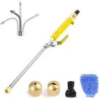 Alle Hersteller Buses de pulvérisation haute pression pour tuyau d'arrosage de jardin et de pelouse, set d'outils de nettoyage pour lave-auto (jaune)
