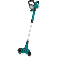 Vonroc Brosse désherbeuse sans fil 20V - manche télescopique | sans batterie ni chargeur