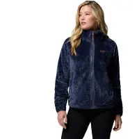 Columbia Fire Side Ii Sherpa Full Zip Fleece Bleu M Femme