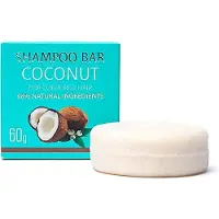 Bahadra Barre de shampoing naturelle à la noix de coco - lot de 2 pièces - 60 g