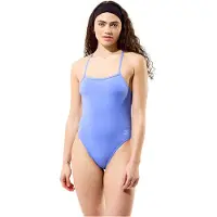 Speedo Solid V-back 2.0 Swimsuit Bleu 36 Femme