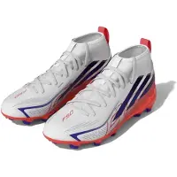 Adidas F50 Hyperfast League Mid Fg Junior Football Boots Blanc EU 31 Enfants