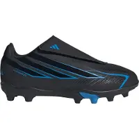 Adidas F50 Hyperfast Club Velcro Fg/mg C Junior Football Boots Noir EU 30 1/2 Enfants