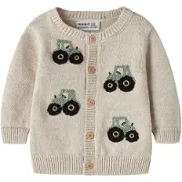 Name it Cardigan 'NBMLONDON' beige / jade / noir