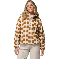 Columbia Pull-over de sport 'Helvetia II' cognac / blanc