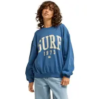 Billabong - Sweat à col rond - Kendall Aloha Sweatshirt True Navy pour Femme en Coton - Taille L - Vert